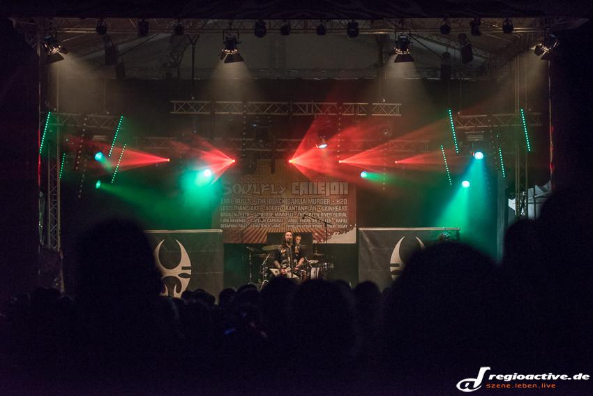 Soulfly live beim Traffic Jam in Dieburg 2015