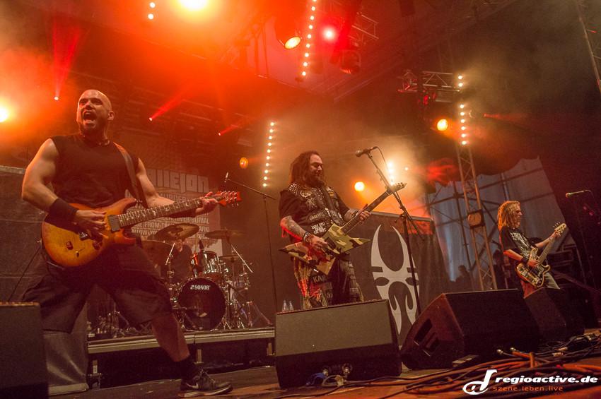 Soulfly live beim Traffic Jam in Dieburg 2015